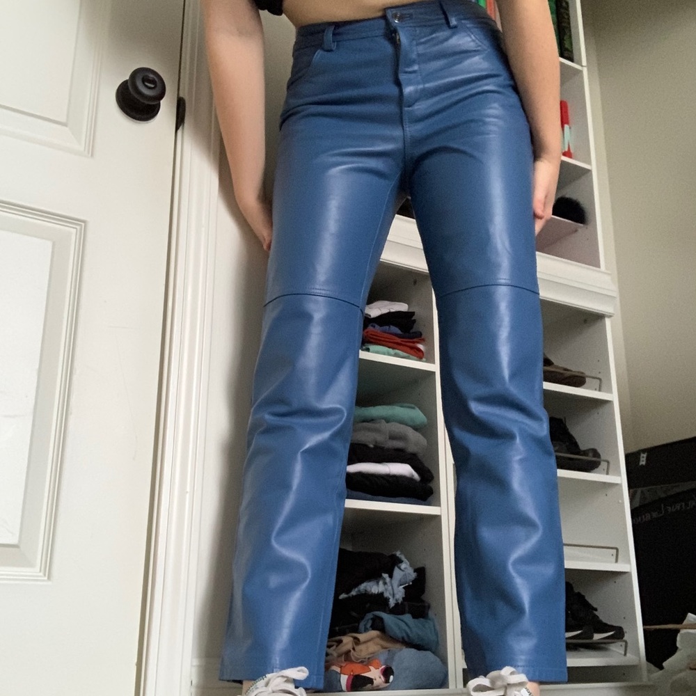 Blue Rampage Leather Pants - Picture 2 of 6